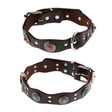 Maxbell Ethnic style Dog Collar Adjustable Diamond Dog Puppy Pet Collars  Red M