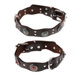 Maxbell Ethnic style Dog Collar Adjustable Diamond Dog Puppy Pet Collars  Red M