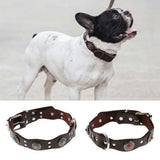 Maxbell Ethnic style Dog Collar Adjustable Diamond Dog Puppy Pet Collars  Red M