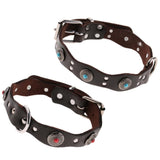 Maxbell Ethnic style Dog Collar Adjustable Diamond Dog Puppy Pet Collars  Red M