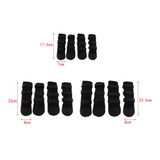 Maxbell Dog Boots Non Slip Pet Booties for Medium Large Dogs Black 4 Pcs  S