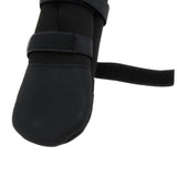 Maxbell Dog Boots Non Slip Pet Booties for Medium Large Dogs Black 4 Pcs  S