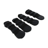 Maxbell Dog Boots Non Slip Pet Booties for Medium Large Dogs Black 4 Pcs  L