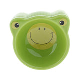 Maxbell Small Pet Hamster Feeder Cartoon Food Bowl Feeding Water Dish Green Frog