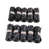 Maxbell 10Pcs Pet Dog Puppy Waste Poop Bags Standard and Biodegradable Black
