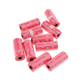 Maxbell 10Pcs Pet Dog Puppy Waste Poop Bags Standard and Biodegradable Red