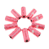 Maxbell 10Pcs Pet Dog Puppy Waste Poop Bags Standard and Biodegradable Red