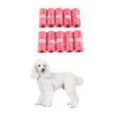 Maxbell 10Pcs Pet Dog Puppy Waste Poop Bags Standard and Biodegradable Red