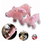 Maxbell Pig Shape Pet Dog Puppy Cotton Chew Toy Tooth Cleaning Exercise Toy Large