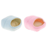 Maxbell Slippers Shape Small Pets Bed Mat House Warm Winter Sleeping Bag Pink