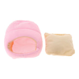 Maxbell Slippers Shape Small Pets Bed Mat House Warm Winter Sleeping Bag Pink