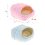 Maxbell Slippers Shape Small Pets Bed Mat House Warm Winter Sleeping Bag Pink