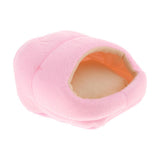 Maxbell Slippers Shape Small Pets Bed Mat House Warm Winter Sleeping Bag Pink