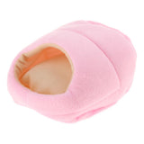Maxbell Slippers Shape Small Pets Bed Mat House Warm Winter Sleeping Bag Pink