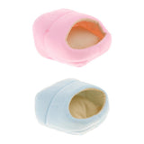 Maxbell Slippers Shape Small Pets Bed Mat House Warm Winter Sleeping Bag Pink