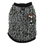 Maxbell Pet Dog Autumn Winter Jacket Warm Coat Puppy Clothes Apparel gray