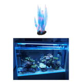Maxbell Fake Artificial Grass Underwater Ornament Fish Tank Plastic Decor Blue
