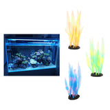 Maxbell Fake Artificial Grass Underwater Ornament Fish Tank Plastic Decor Blue