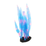 Maxbell Fake Artificial Grass Underwater Ornament Fish Tank Plastic Decor Blue