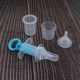 Maxbell Dog Cat Feeding Kit Pet Pill Dropper Feeder for Small Animals Dogs and Cats Blue