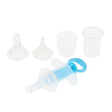 Maxbell Dog Cat Feeding Kit Pet Pill Dropper Feeder for Small Animals Dogs and Cats Blue