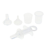 Maxbell Dog Cat Feeding Kit Pet Pill Dropper Feeder for Small Animals Dogs and Cats White