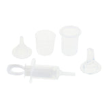 Maxbell Dog Cat Feeding Kit Pet Pill Dropper Feeder for Small Animals Dogs and Cats White