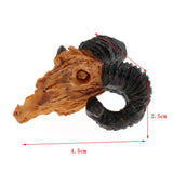 Maxbell 10xReptile Terrarium Landscaping Animal Skull DIY Aquarium Decoration Goat
