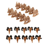 Maxbell 10xReptile Terrarium Landscaping Animal Skull DIY Aquarium Decoration Goat