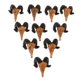 Maxbell 10xReptile Terrarium Landscaping Animal Skull DIY Aquarium Decoration Goat