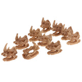 Maxbell 10xReptile Terrarium Landscaping Animal Skull DIY Aquarium Decoration Dragon