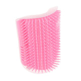 Maxbell Cats Brush Corner Cat Massage Self Groomer Comb Brush Pink Cat Product