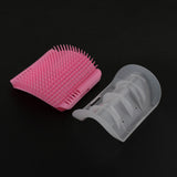 Maxbell Cats Brush Corner Cat Massage Self Groomer Comb Brush Pink Cat Product