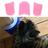 Maxbell Cats Brush Corner Cat Massage Self Groomer Comb Brush Pink Cat Product