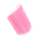 Maxbell Cats Brush Corner Cat Massage Self Groomer Comb Brush Pink Cat Product