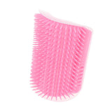 Maxbell Cats Brush Corner Cat Massage Self Groomer Comb Brush Pink Cat Product