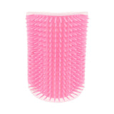 Maxbell Cats Brush Corner Cat Massage Self Groomer Comb Brush Pink Cat Product