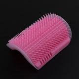 Maxbell Cats Brush Corner Cat Massage Self Groomer Comb Brush Pink Cat Product