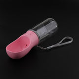 Maxbell 550ml Dog Travel Outdoor Water Drinking Bottle for Outdoor Hiking pink