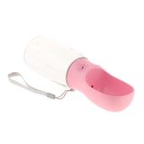 Maxbell 550ml Dog Travel Outdoor Water Drinking Bottle for Outdoor Hiking pink