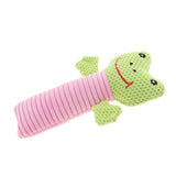 Maxbell Cartoon Animal Rope Dog Sound Toy Puppy Chew Silent Vocalization Squeak Toys Frog