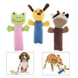 Maxbell Cartoon Animal Rope Dog Sound Toy Puppy Chew Silent Vocalization Squeak Toys Frog