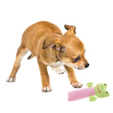 Maxbell Cartoon Animal Rope Dog Sound Toy Puppy Chew Silent Vocalization Squeak Toys Frog