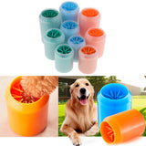 Maxbell Dog Paw Cleaner Handy and Portable Paw Washer Dogs Foot Cleaner S Blue