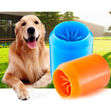 Maxbell Dog Paw Cleaner Handy and Portable Paw Washer Dogs Foot Cleaner M Blue