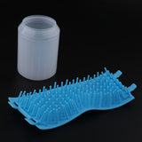Maxbell Dog Paw Cleaner Handy and Portable Paw Washer Dogs Foot Cleaner M Blue