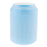 Maxbell Dog Paw Cleaner Handy and Portable Paw Washer Dogs Foot Cleaner M Blue