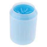 Maxbell Dog Paw Cleaner Handy and Portable Paw Washer Dogs Foot Cleaner M Blue