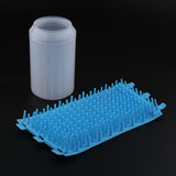 Maxbell Dog Paw Cleaner Handy and Portable Paw Washer Dogs Foot Cleaner L Blue