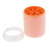 Maxbell Dog Paw Cleaner Handy and Portable Paw Washer Dogs Foot Cleaner S Orange
